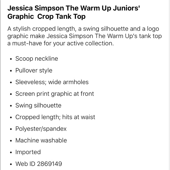 🛍JESSICA SIMPSON GRAPHIC SWING TOP🛍 - Picture 5 of 5